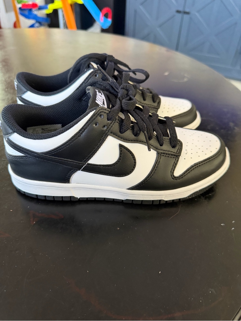Nike Black and White Low-Top Sneakers